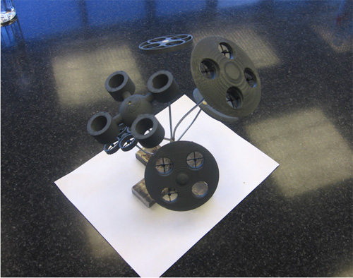 FDM models shown during final presentation