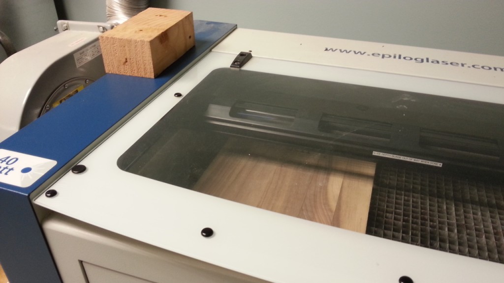 Laser etching the clock faces