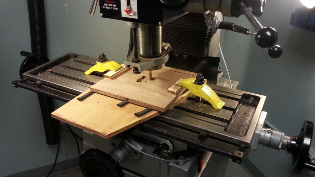 Machining the clock mechanism pocket 